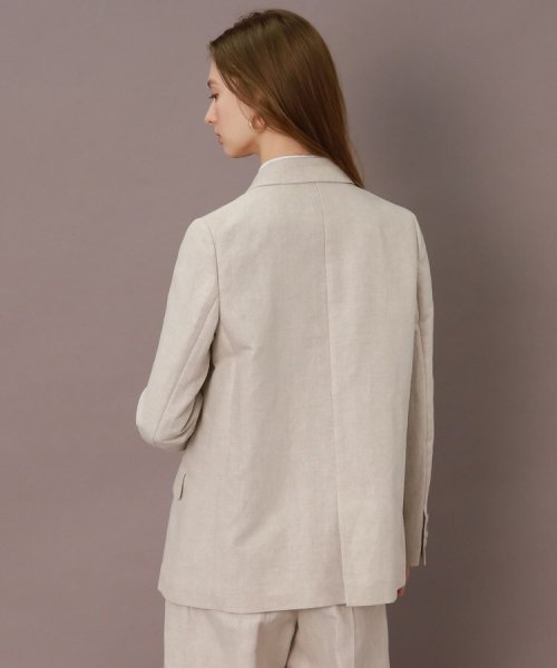 【CLASSY.5月号掲載】【セットアップ可】コットンリネンダブルジャケット 人気・おすすめ｜安定人気・収納便利におすすめ 期間限定割引 配送追跡可 国内発送・メーカー保証対応