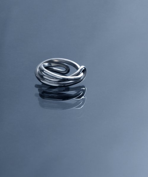 MAISON mou(メゾンムー)/【YArKA/ヤーカ】entwined curvaceous design ring [ducube heyt] / 絡み合う曲線美デザインリング/img04