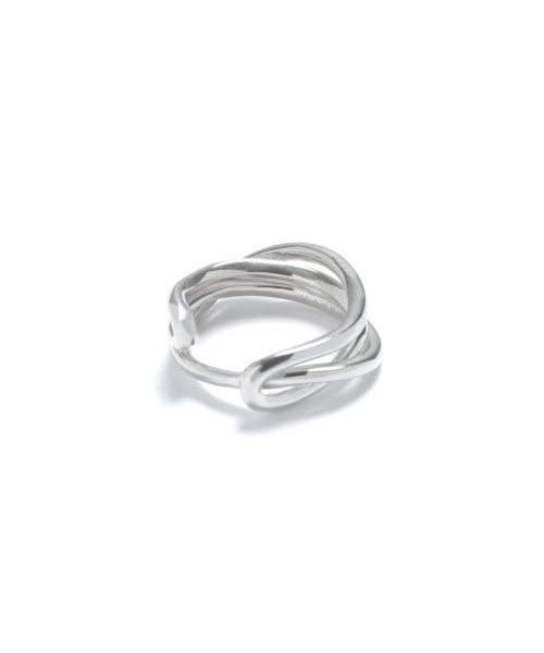 MAISON mou(メゾンムー)/【YArKA/ヤーカ】entwined curvaceous design ring [ducube heyt] / 絡み合う曲線美デザインリング/img18