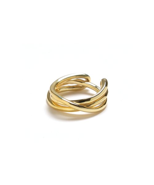 MAISON mou(メゾンムー)/【YArKA/ヤーカ】entwined curvaceous design ring [ducube heyt] / 絡み合う曲線美デザインリング/img22