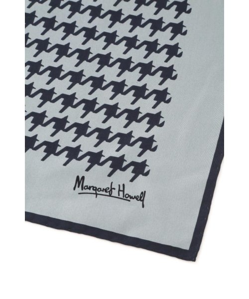 MARGARET HOWELL(マーガレット・ハウエル)/SILK GLENCHECK SCARF/img04