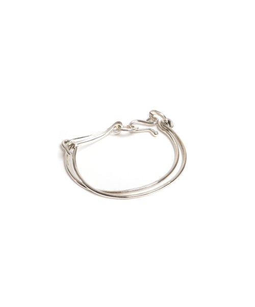 【YArKA/ヤーカ】assembly parts double line bangle [tojir un]/多パーツダブルラインバングル and the tojir with of YArKA/ヤーカ assembly parts double line bangle YArKA concept is ～やか verb it to who thinking 