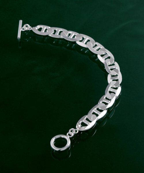 MAISON mou(メゾンムー)/【YArKA/ヤーカ】flat marina(anchor) chain bracelet [byoca] / フラットマリーナチェーン/img03