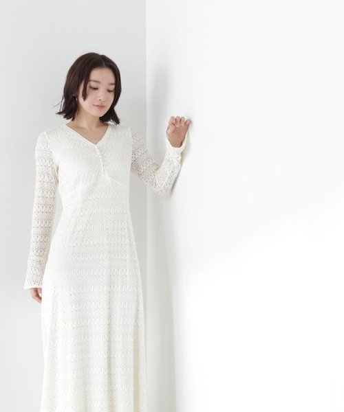 NATURAL BEAUTY BASIC(ナチュラルビューティーベーシック)/バルファスレースワンピース　24SS/img20