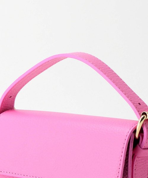 ＜ELYSIR＞レザー フラップ ショルダーバッグ －2WAY－ 