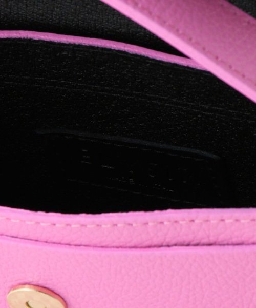 ＜ELYSIR＞レザー フラップ ショルダーバッグ －2WAY－ 