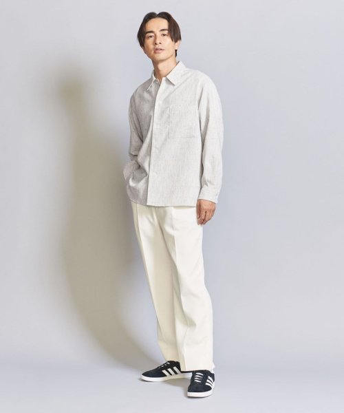 BEAUTY&YOUTH UNITED ARROWS(ビューティーアンドユース　ユナイテッドアローズ)/ドライ ツイード キャンプカラー グランデ シャツ/img02