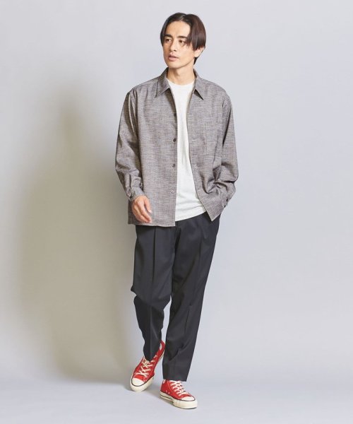 BEAUTY&YOUTH UNITED ARROWS(ビューティーアンドユース　ユナイテッドアローズ)/ドライ ツイード キャンプカラー グランデ シャツ/img07