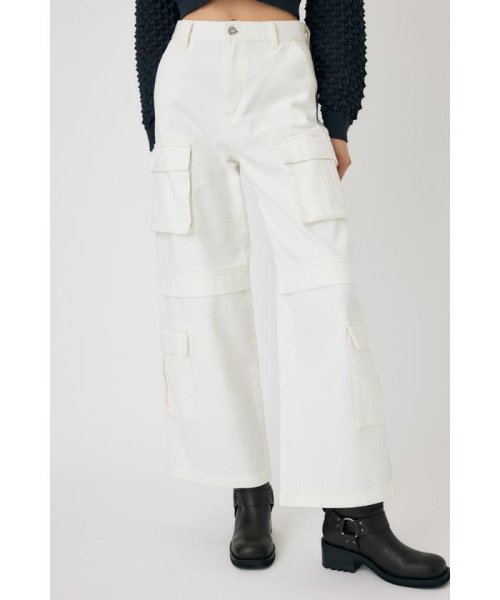 moussy(マウジー)/LOWRISE CARGO WHT STRAIGHT/img03