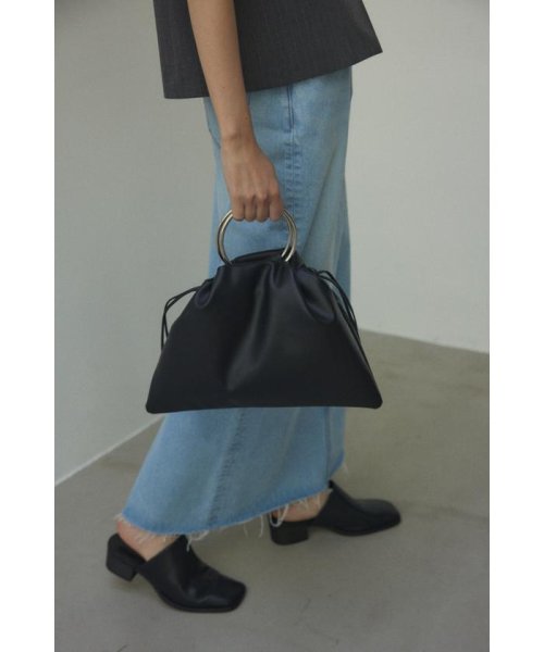 BLACK BY MOUSSY(ブラックバイマウジー)/ring handle bag/img02