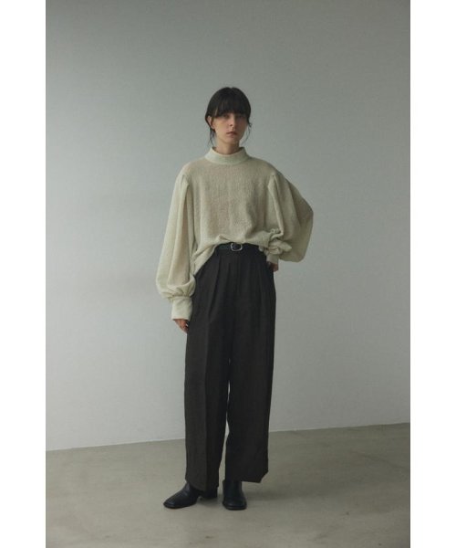 BLACK BY MOUSSY(ブラックバイマウジー)/volume sleeve blouse/img01