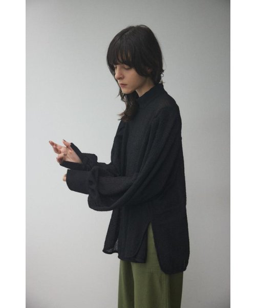 BLACK BY MOUSSY(ブラックバイマウジー)/volume sleeve blouse/img10