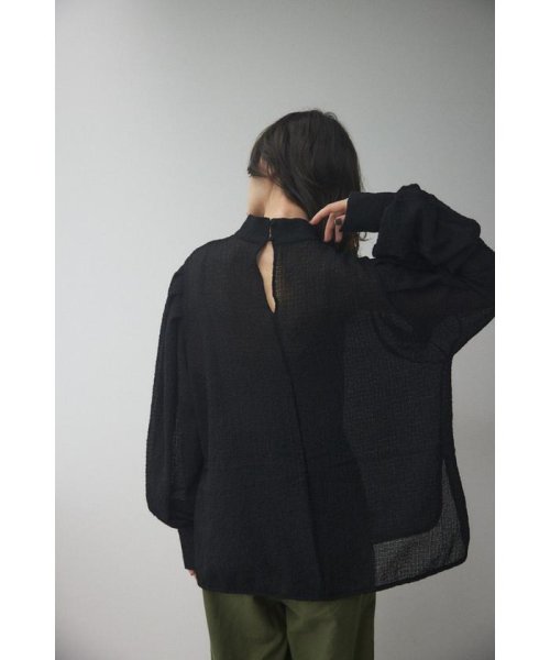 BLACK BY MOUSSY(ブラックバイマウジー)/volume sleeve blouse/img11