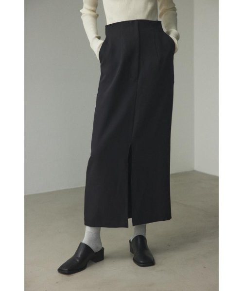 BLACK BY MOUSSY(ブラックバイマウジー)/basic tight slit skirt/img01