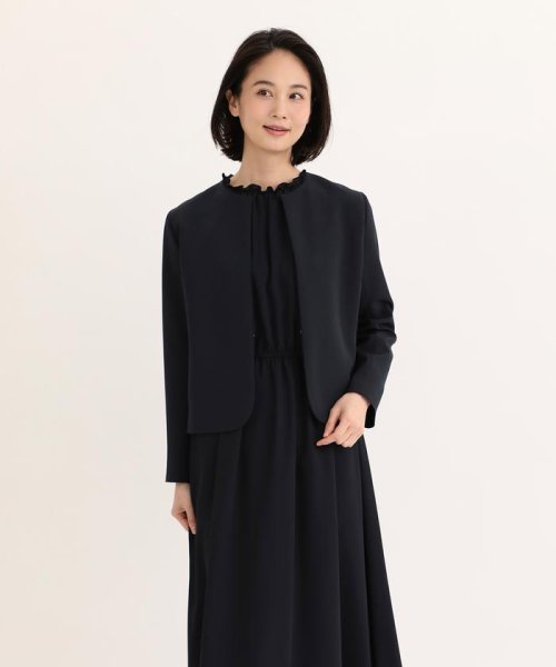 ノーカラージャケット 