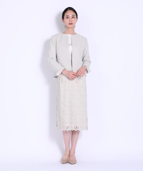 ノーカラージャケット 