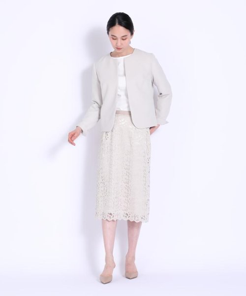 ノーカラージャケット 