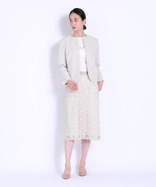 ノーカラージャケット 