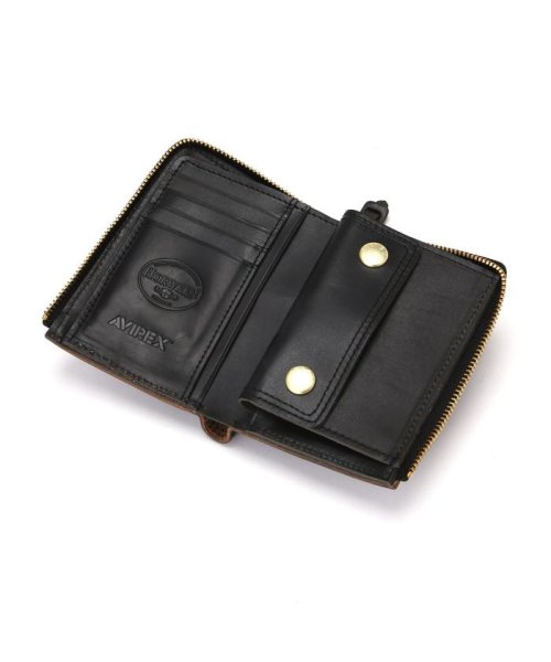 AVIREX(AVIREX)/HORWEEN LEATHER L－SHAPED ZIPPER WALLET / ホーウィン レザー Ｌ字ファスナー ウォレット / /img05