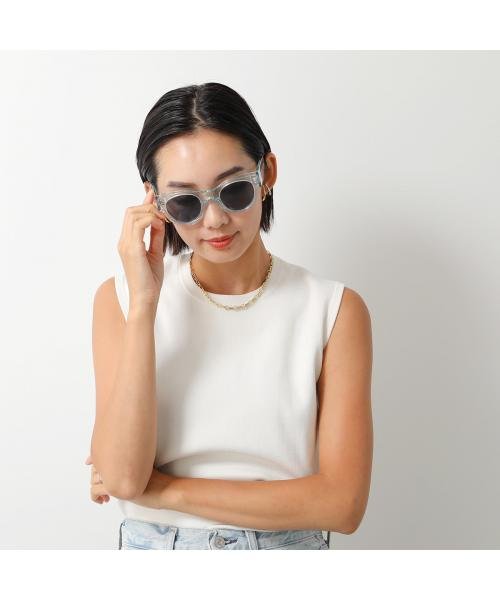 CELINE サングラス CL40008I フォックス型 ロゴ CELINE サングラス CL40008I フォックス型