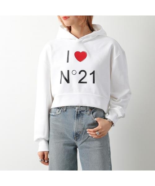 N°21(ヌメロ ヴェントゥーノ)/N°21 KIDS フーディー N21792 N0179 クロップド丈/img03