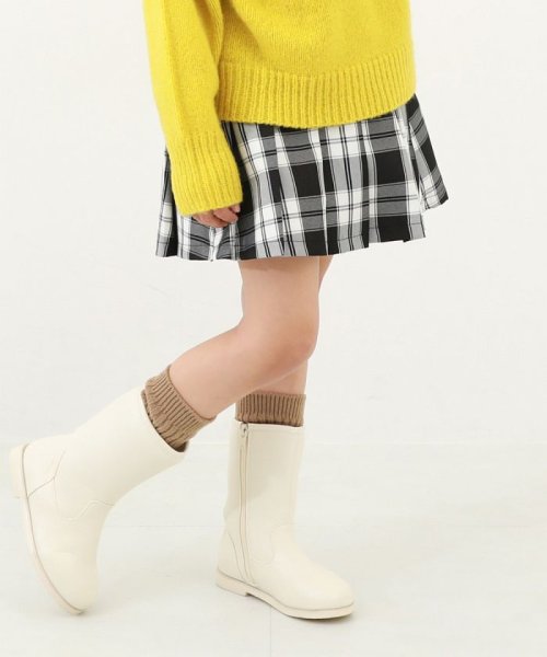 devirock(デビロック)/プリーツ ミニスカート(インナー付き) 子供服 キッズ 女の子 ボトムス スカート スカッツ 10分丈スカッツ チェック/img15