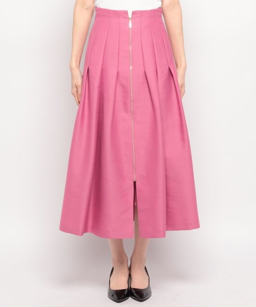 【LOULOU WILLOUGHBY】ジップアップタックスカート 【洗える】ウスカルデニム スカート KUE2635586185(20196円)