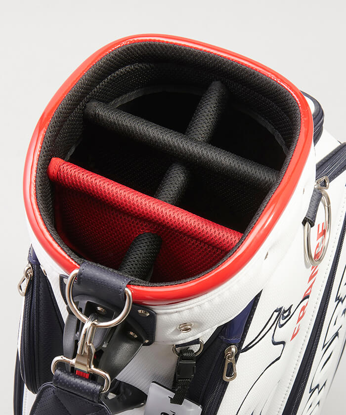 大口径 キャディバッグ 3.4kg/9.5型/6分割/47インチ対応