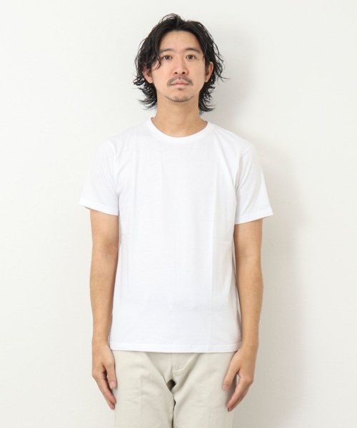 NOLLEY’S goodman(ノーリーズグッドマン)/《2点セット》片畦 浅Vロールネックニット Tシャツ付き/img50