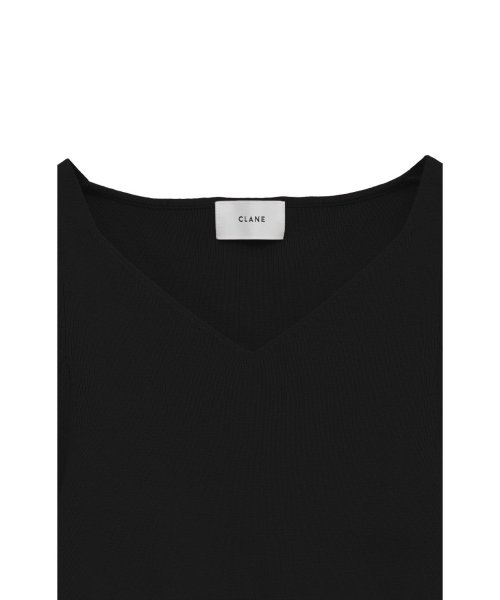 CLANE(クラネ)/V NECK SHORT KNIT TOPS/img02