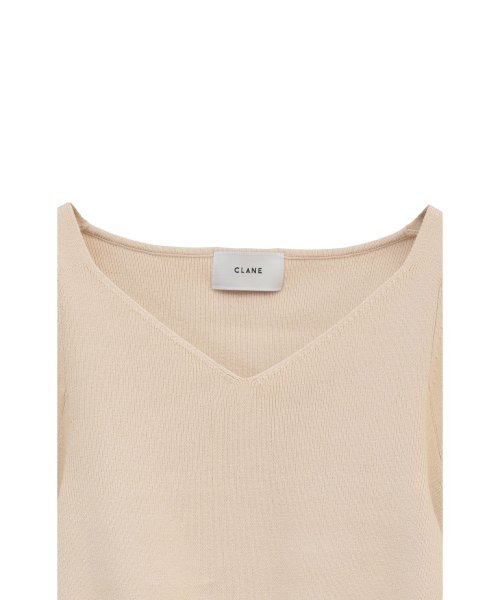 CLANE(クラネ)/V NECK SHORT KNIT TOPS/img07