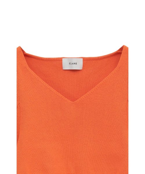 CLANE(クラネ)/V NECK SHORT KNIT TOPS/img12