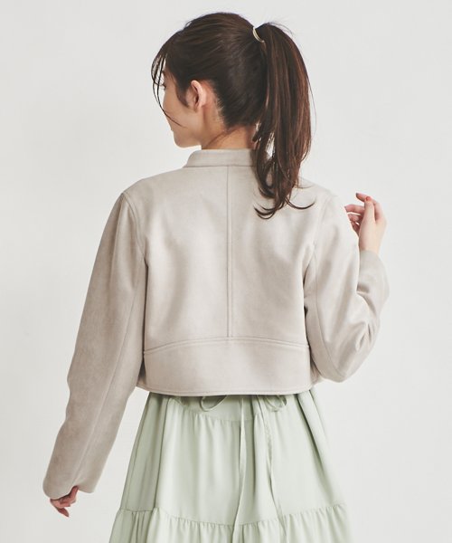 ノーカラーライダースジャケット Q1407263419(10725円)