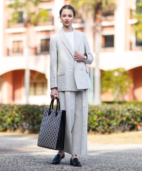 【CLASSY.5月号掲載】【セットアップ可】コットンリネンダブルジャケット 人気・おすすめ｜安定人気・収納便利におすすめ 期間限定割引 配送追跡可 国内発送・メーカー保証対応