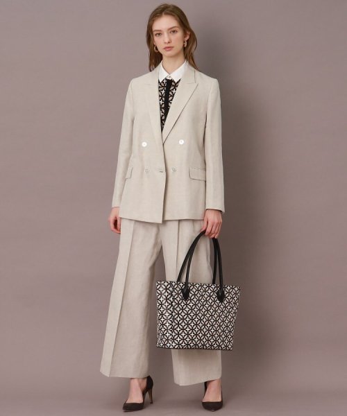 【CLASSY.5月号掲載】【セットアップ可】コットンリネンダブルジャケット 人気・おすすめ｜安定人気・収納便利におすすめ 期間限定割引 配送追跡可 国内発送・メーカー保証対応