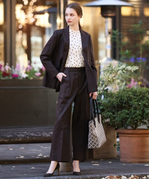 【CLASSY.5月号掲載】【セットアップ可】コットンリネンダブルジャケット 人気・おすすめ｜安定人気・収納便利におすすめ 期間限定割引 配送追跡可 国内発送・メーカー保証対応