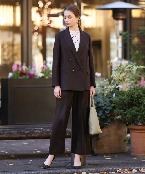 【CLASSY.5月号掲載】【セットアップ可】コットンリネンダブルジャケット 人気・おすすめ｜安定人気・収納便利におすすめ 期間限定割引 配送追跡可 国内発送・メーカー保証対応