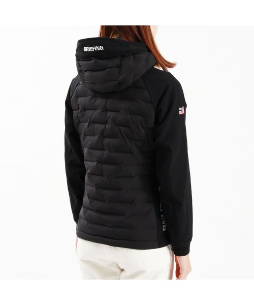 日本正規品 ブリーフィング ゴルフ ウェア 冬 秋 BRIEFING GOLF ダウンジャケット ショート フード付き 防寒 軽量 細身 BRG233W40 