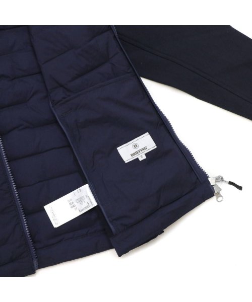 日本正規品 ブリーフィング ゴルフ ウェア 冬 秋 BRIEFING GOLF ダウンジャケット ショート フード付き 防寒 軽量 細身 BRG233W40 