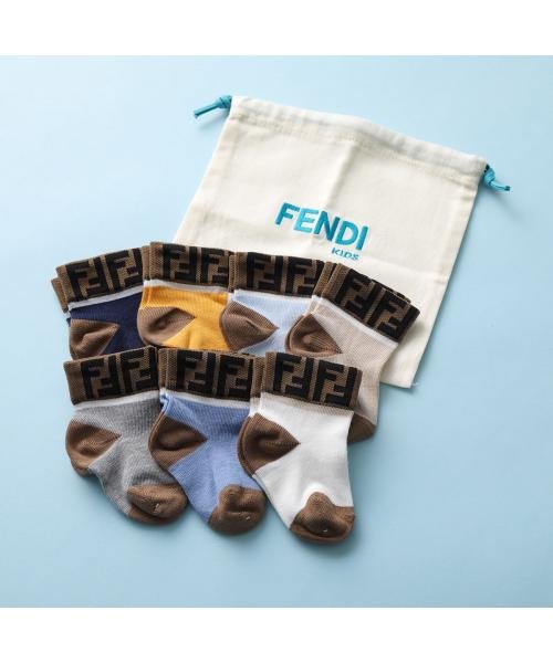 FENDI(フェンディ)/FENDI KIDS ソックス BMN021 ACPF FFロゴ/img01