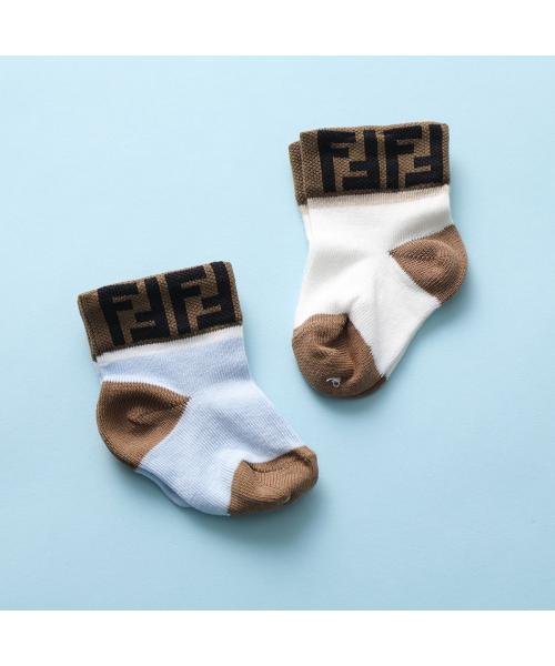 FENDI KIDS ソックス BMN021 ACPF FFロゴ FENDI KIDS BMN021 ACPF FFロゴ