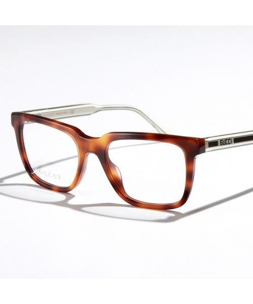 GUCCI メガネ GG0560O スクエア型 ロゴ GUCCI メガネ GG0560O スクエア型