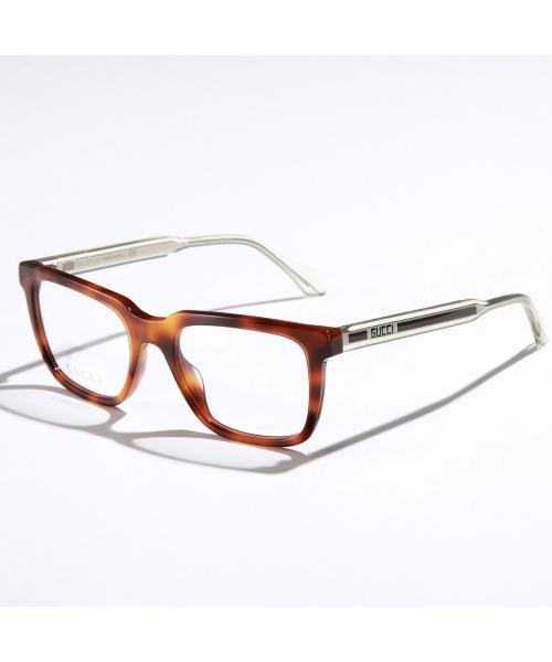 GUCCI メガネ GG0560O スクエア型 ロゴ GUCCI メガネ GG0560O スクエア型