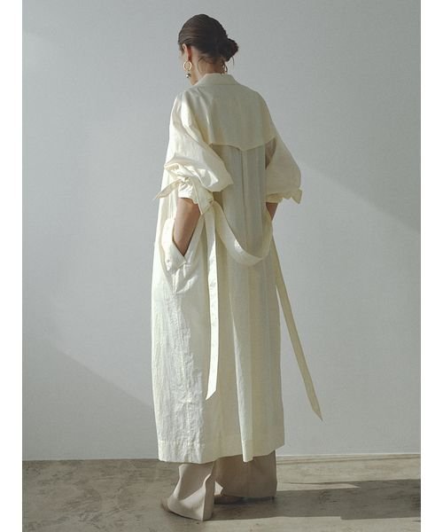 ロングトレンチコート 予めご了承ください