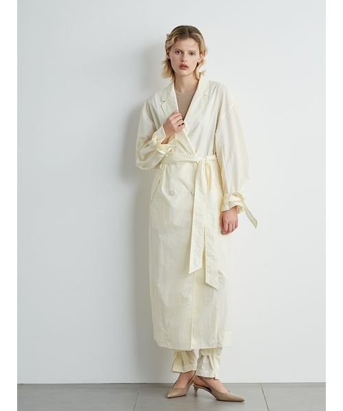 ロングトレンチコート 予めご了承ください