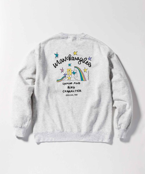 Mark Gonzales(Mark Gonzales)/MARK GONZALES ARTWORK COLLECTION(マーク ゴンザレス)バックプリントクルーネックプルオーバー/2type/5colors/img19