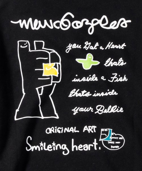 Mark Gonzales(Mark Gonzales)/MARK GONZALES ARTWORK COLLECTION(マーク ゴンザレス)バックプリントクルーネックプルオーバー/2type/5colors/img63