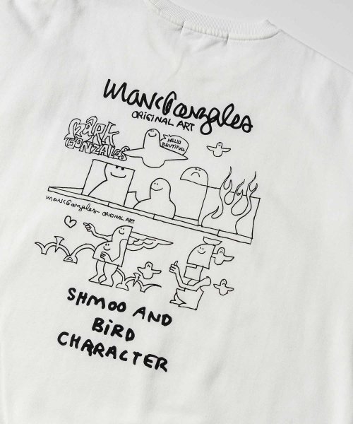 Mark Gonzales(Mark Gonzales)/MARK GONZALES ARTWORK COLLECTION(マーク ゴンザレス)バックプリントクルーネックプルオーバー/3type/5colors/img06