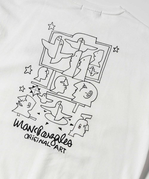 Mark Gonzales(Mark Gonzales)/MARK GONZALES ARTWORK COLLECTION(マーク ゴンザレス)バックプリントクルーネックプルオーバー/3type/5colors/img41