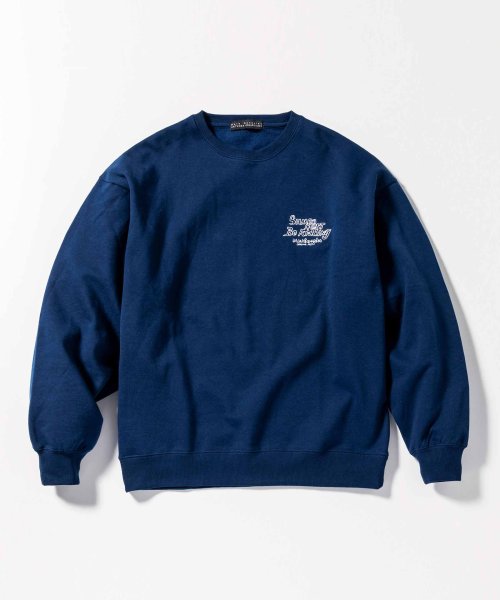 Mark Gonzales(Mark Gonzales)/MARK GONZALES ARTWORK COLLECTION(マーク ゴンザレス)バックプリントクルーネックプルオーバー/3type/5colors/img60